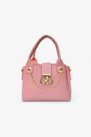 city carry handbag in pink color